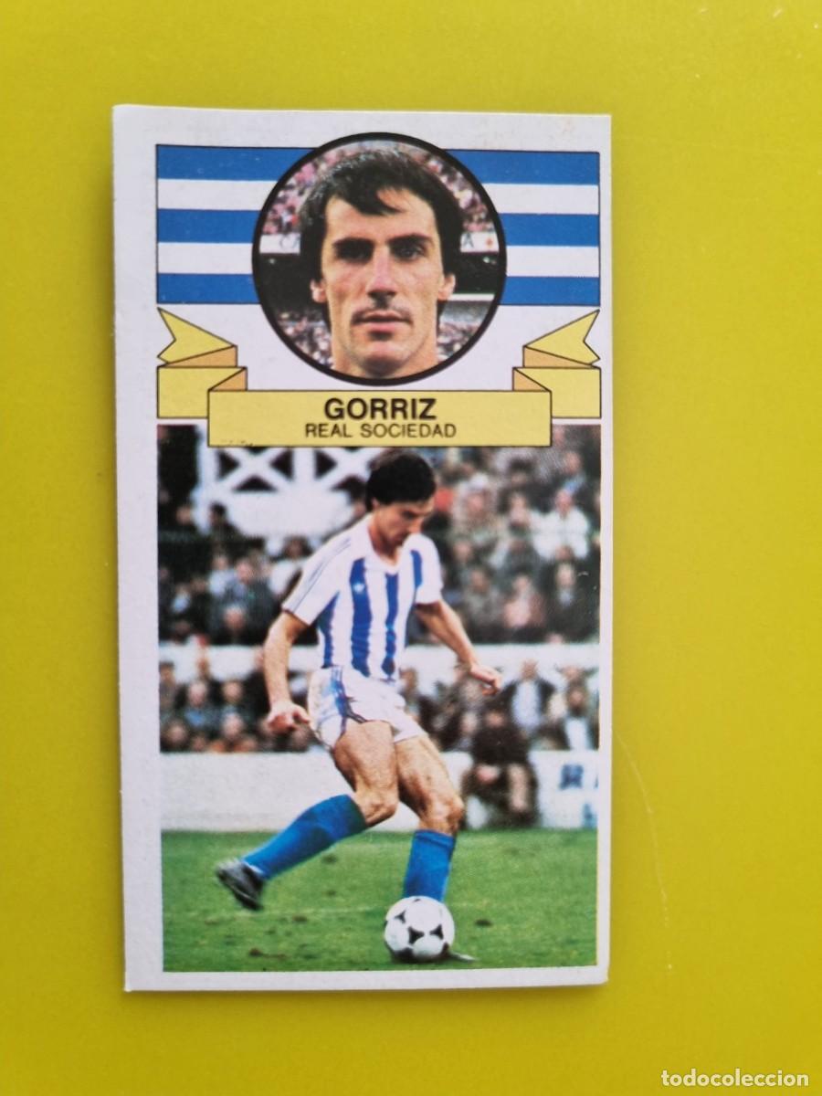 Cromos de f&uacute;tbol: CROMO DE F&Uacute;TBOL LIGA ESTE 85 86 1985 1986 GORRIZ DESPEGADO REAL SOCIEDAD AR926