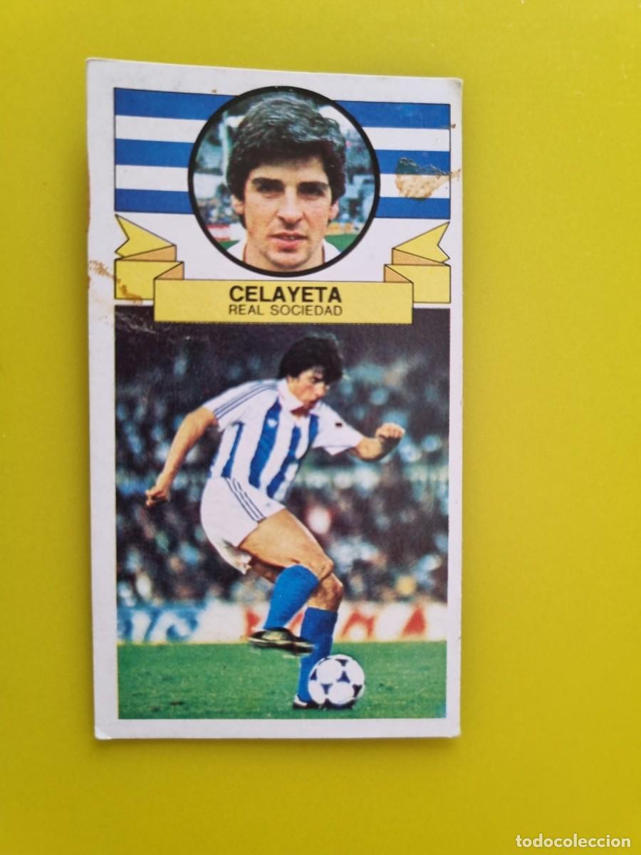 Cromos de f&uacute;tbol: CROMO DE F&Uacute;TBOL LIGA ESTE 85 86 1985 1986 CELAYETA DESPEGADO REAL SOCIEDAD AR926
