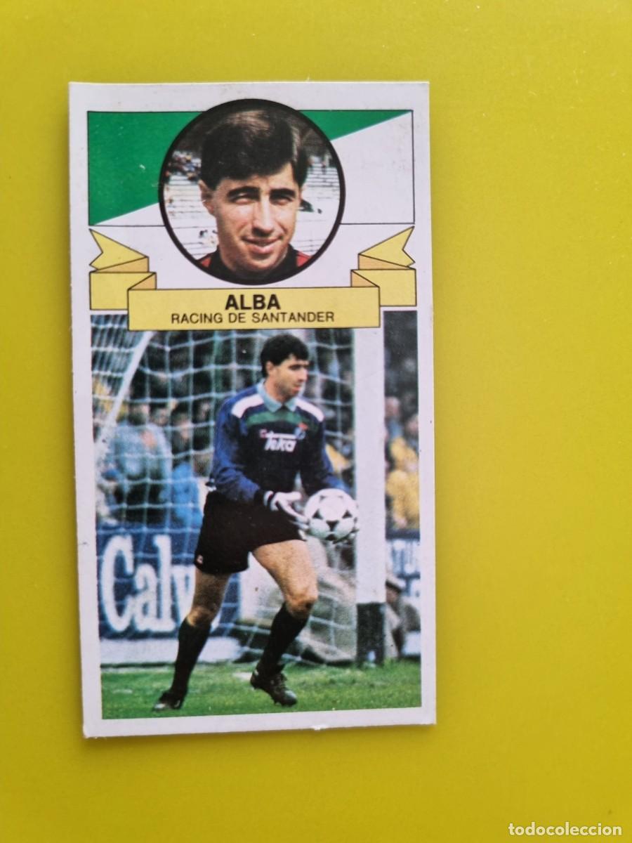 Cromos de f&uacute;tbol: CROMO DE F&Uacute;TBOL LIGA ESTE 85 86 1985 1986 ALBA DESPEGADO RACING DE SANTANDER AR926