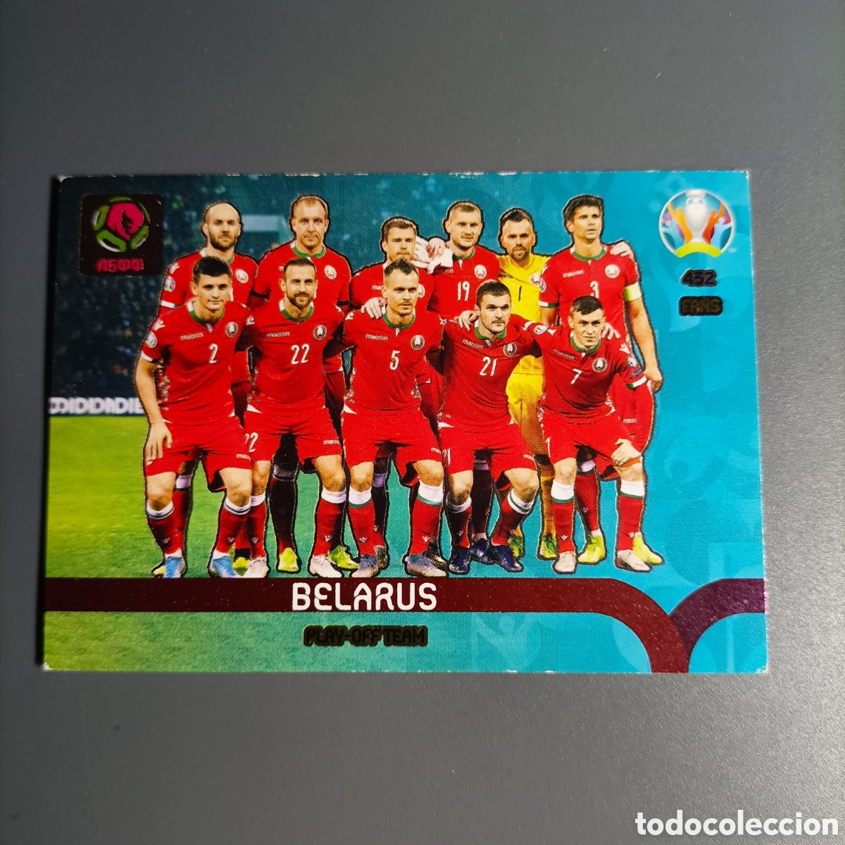 Cromos de f&uacute;tbol: ADRENALYN Euro 2020. (BELARUS) №452 PLAY OF TEAM