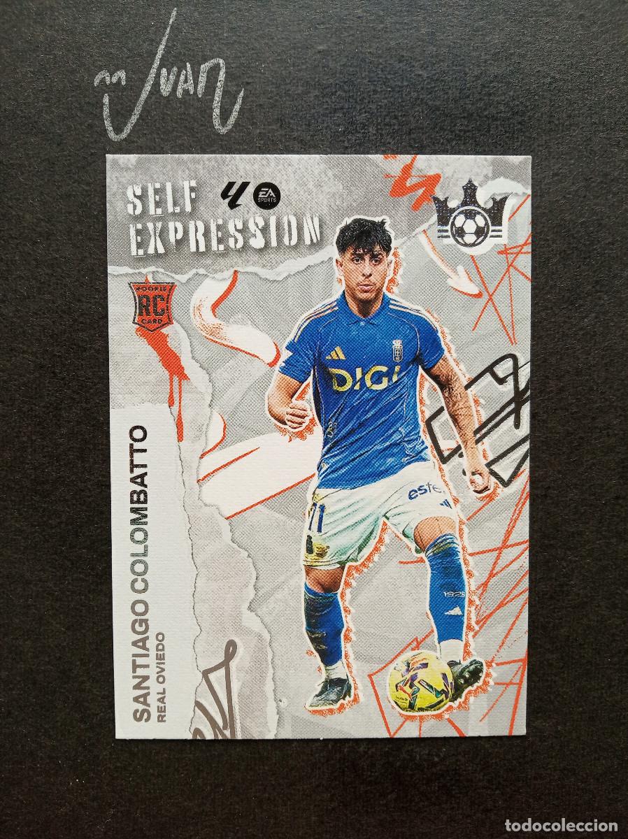 Cromos de f&uacute;tbol: 10 SELF EXPRESSION ROOKIE COLOMBATTO REAL OVIEDO ⚽ PANINI&reg; AMERICA PITCH KINGS 2025 2026 LIGA 25 26