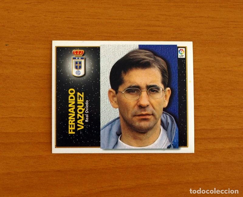 Cromos de f&uacute;tbol: Real Oviedo - Fernando V&aacute;zquez, Entrenador - Ediciones Este Liga 1998-1999, 98-99 - Nunca pegado