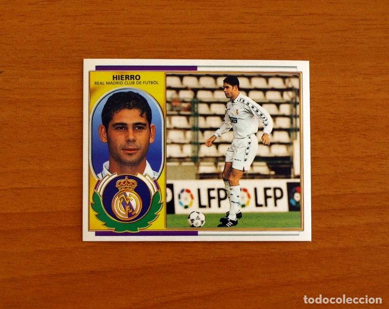 Cromos de f&uacute;tbol: Real Madrid - Hierro - Ediciones Este Liga 1996-1997, 96-97 - Nunca Pegado