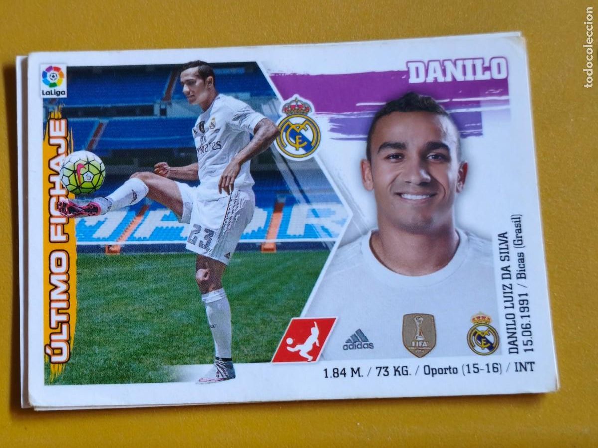 Football Stickers: danilo, liga 2015 16 ultimos fichajes