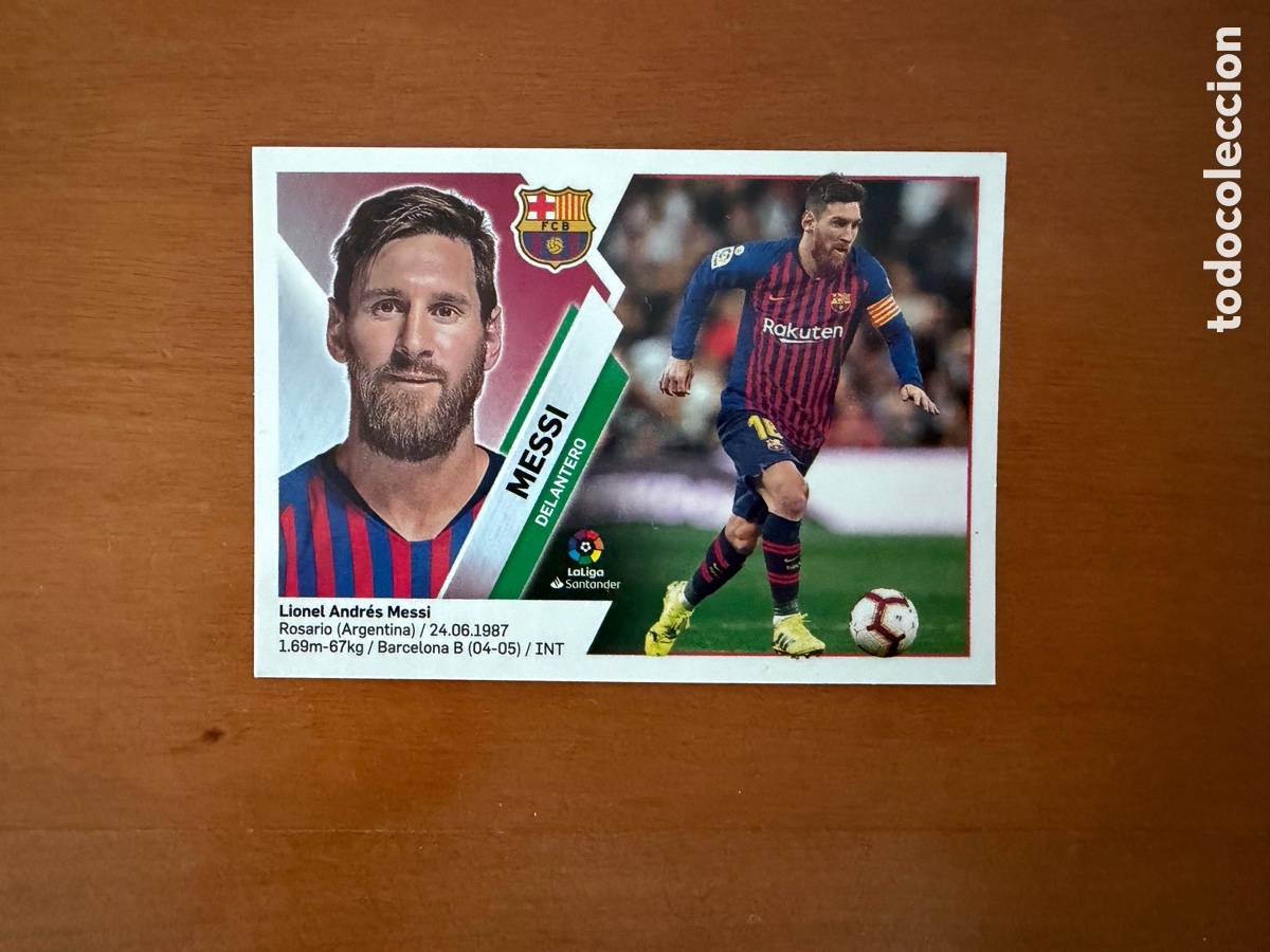 Cromos de f&uacute;tbol: 14 LIONEL MESSI LIGA ESTE EDICIONES ESTE 2019 2020 19 20 FC BARCELONA
