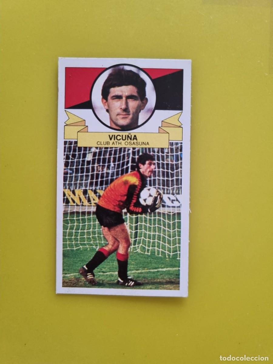 Cromos de f&uacute;tbol: CROMO DE F&Uacute;TBOL LIGA ESTE 85 86 1985 1986 VICU&Ntilde;A DESPEGADO OSASUNA AR926