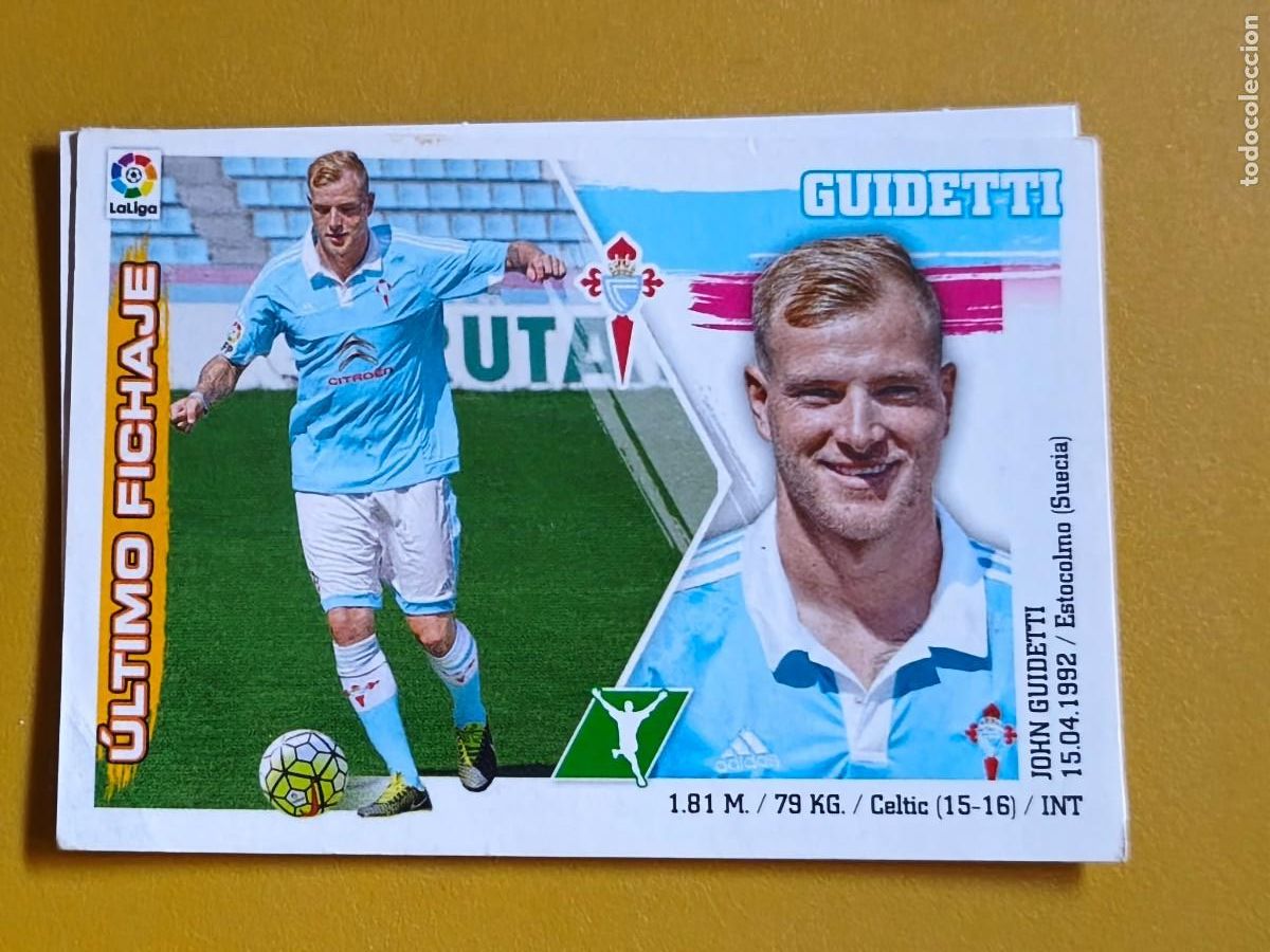 Football Stickers: guidetti, liga 2015 16 ultimos fichajes