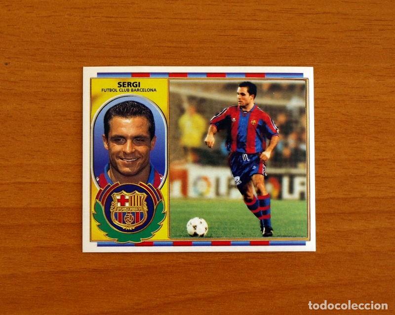 Cromos de f&uacute;tbol: F&uacute;tbol Club Barcelona - Sergi - Ediciones Este Liga 1996-1997, 96-97 - Nunca pegado