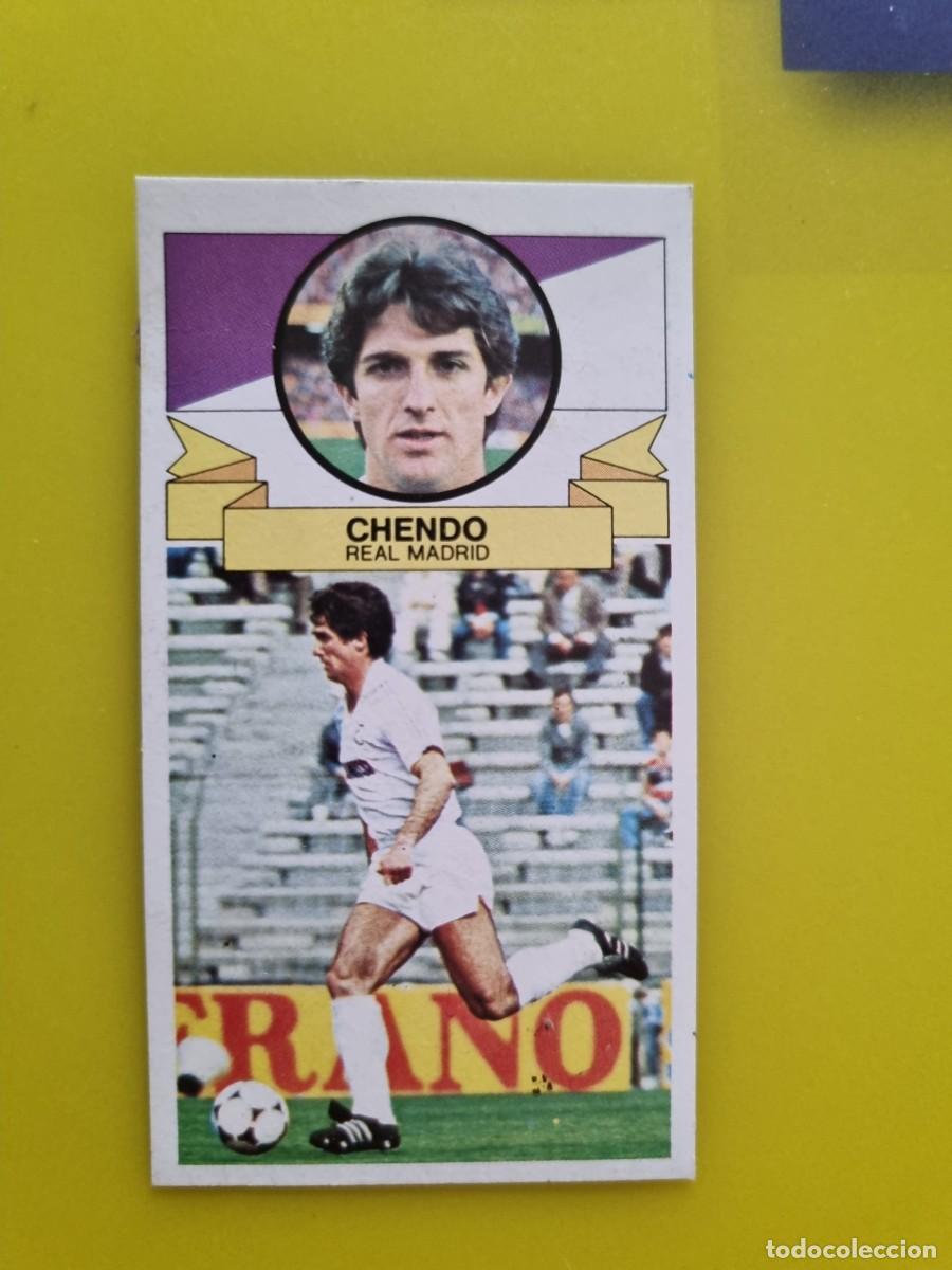 Cromos de f&uacute;tbol: CROMO DE F&Uacute;TBOL LIGA ESTE 85 86 1985 1986 CHENDO DESPEGADO REAL MADRID AR926