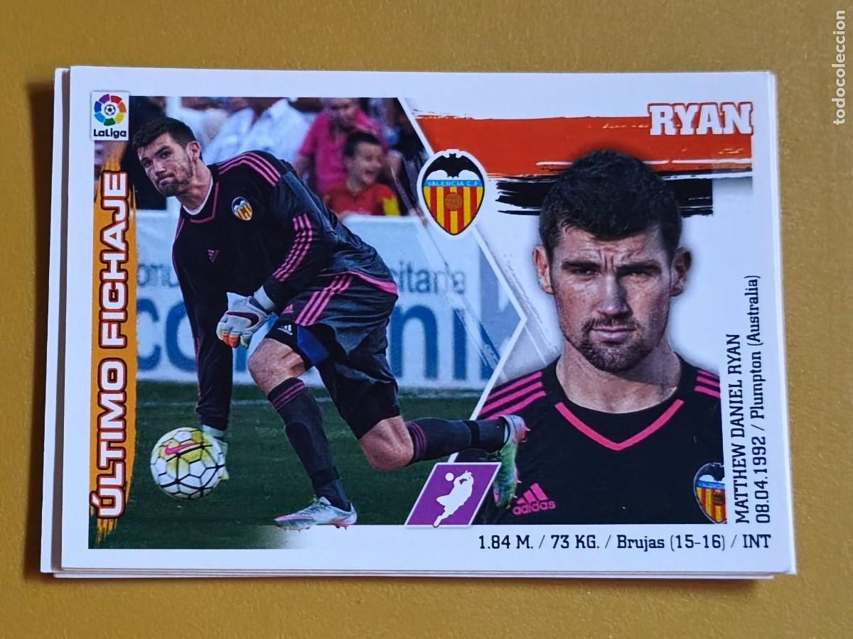 Football Stickers: ryan, liga 2015 16 ultimos fichajes