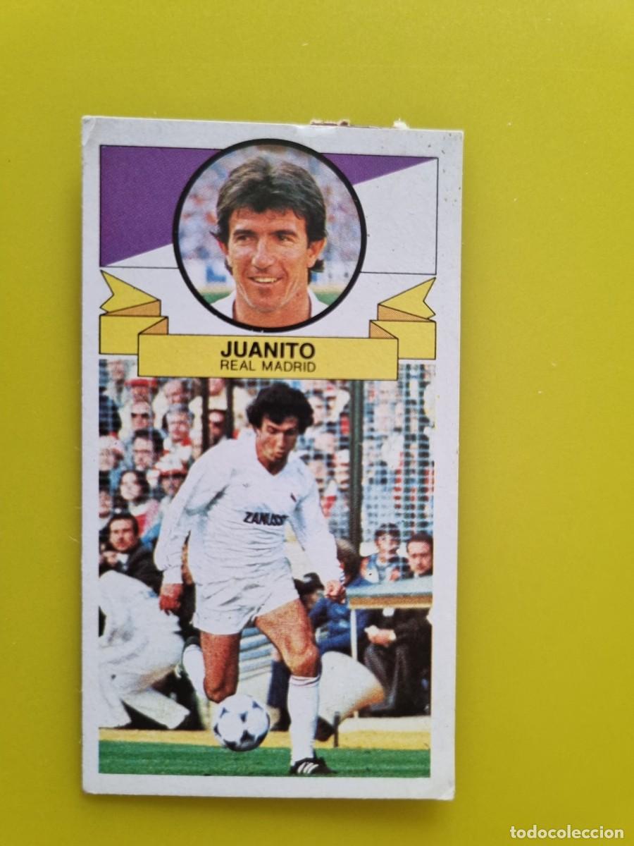 Cromos de f&uacute;tbol: CROMO DE F&Uacute;TBOL LIGA ESTE 85 86 1985 1986 JUANITO DESPEGADO REAL MADRID AR926