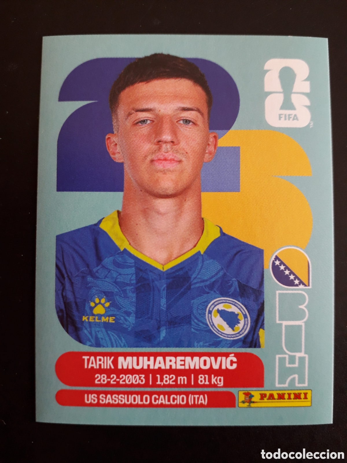 Football Stickers: MUHAREMOVIĆ BOSNIA HERCEGOVINA BIH 5 MUNDIAL F&Uacute;TBOL 2026 FIFA WORLD CUP PANINI PEDIDO M&Iacute;NIMO 3&euro;