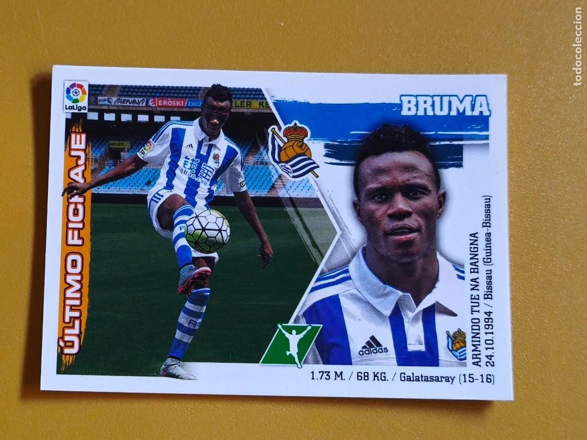 Football Stickers: bruma, liga 2015 16 ultimos fichajes