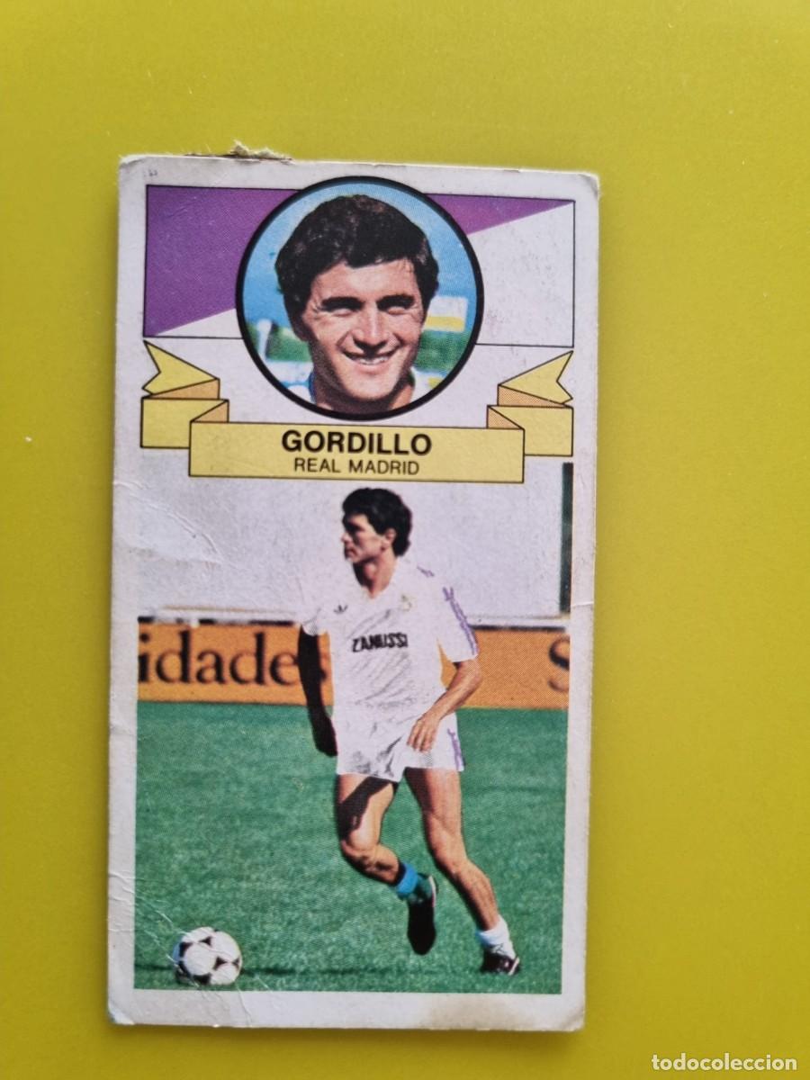 Fu&szlig;ball-Sticker: CROMO DE F&Uacute;TBOL LIGA ESTE 85 86 1985 1986 GORDILLO DESPEGADO REAL MADRID FICHAJES N&ordm;20 AR926