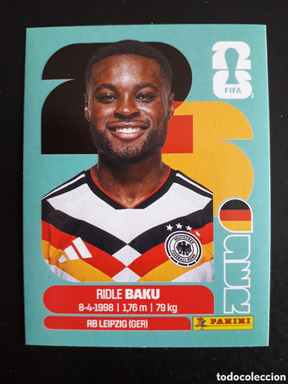 Fu&szlig;ball-Sticker: BAKU ALEMANIA GER 8 MUNDIAL F&Uacute;TBOL 2026 FIFA WORLD CUP PANINI SIN PEGAR PEDIDO M&Iacute;NIMO 3&euro;
