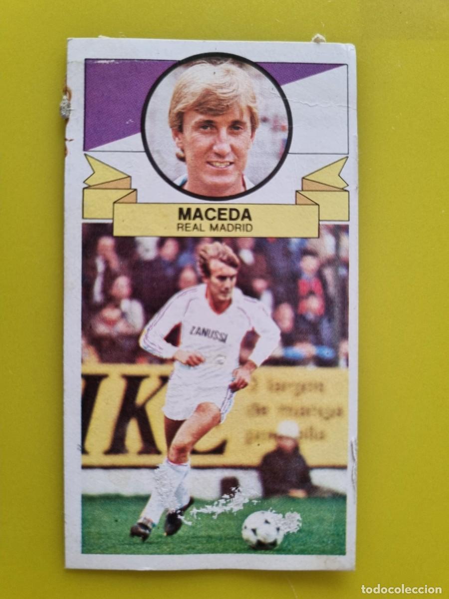 Football Stickers: CROMO DE F&Uacute;TBOL LIGA ESTE 85 86 1985 1986 MACEDA DESPEGADO REAL MADRID FICHAJES N&ordm;12 AR926