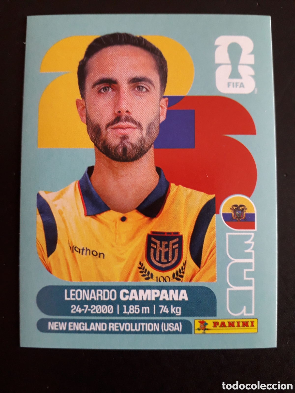 Football Stickers: CAMPANA ECUADOR ECU 15 MUNDIAL F&Uacute;TBOL 2026 FIFA WORLD CUP PANINI SIN PEGAR PEDIDO M&Iacute;NIMO 3&euro;