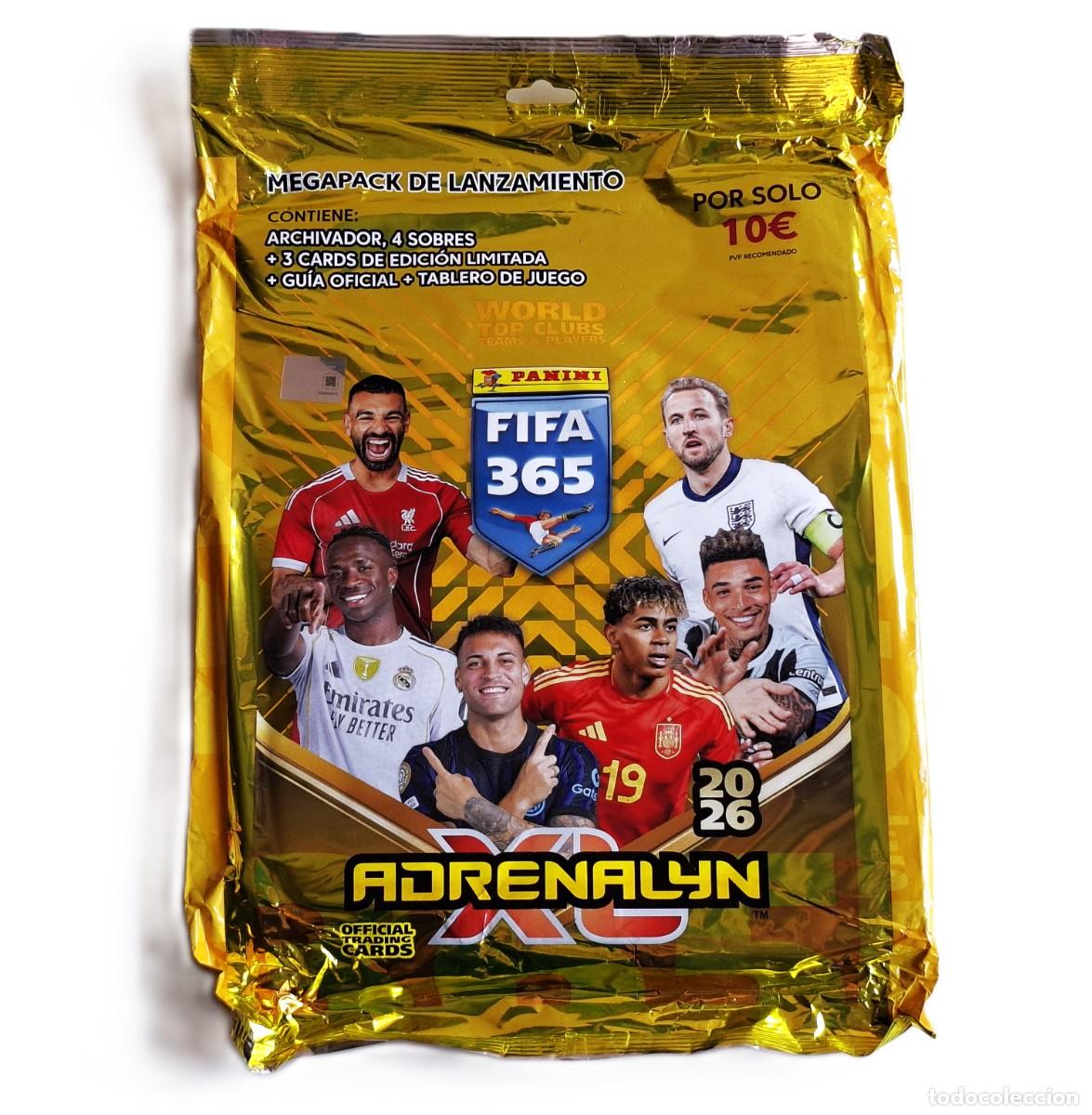 Cromos de Futebol: ADRENALYN XL 2026 MEGAPACK CON ARCHIVADOR + SOBRES + TARJETAS DE EDICION LIMITADA + GUIA + JUEGO