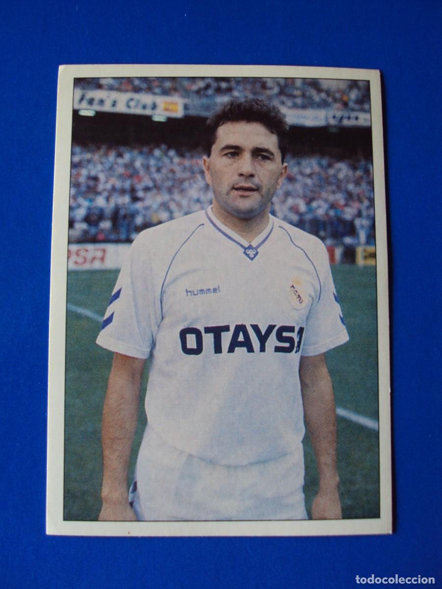 Football Stickers: CROMO N&ordm; 163 RAFAEL GORDILLO &Aacute;LBUM COLECCI&Oacute;N REAL MADRID 95 96 1995 1996 PANINI NUNCA PEGADO