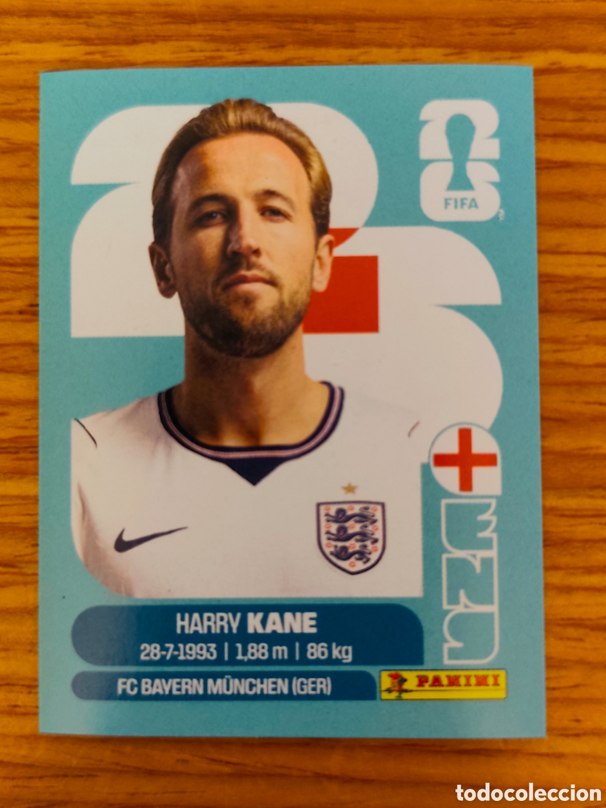 Cromos de f&uacute;tbol: Cromo sticker Panini Mundial 2026 Harry Kane Inglaterra