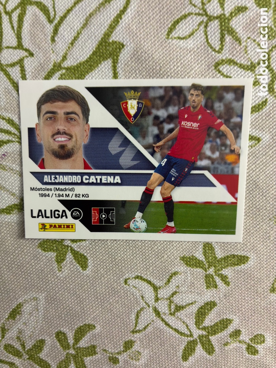 Cromos de f&uacute;tbol: cromo alejandro catena - ca osasuna - n.&ordm; 8 - este panini liga 2026-27 (con c&oacute;digo digital)