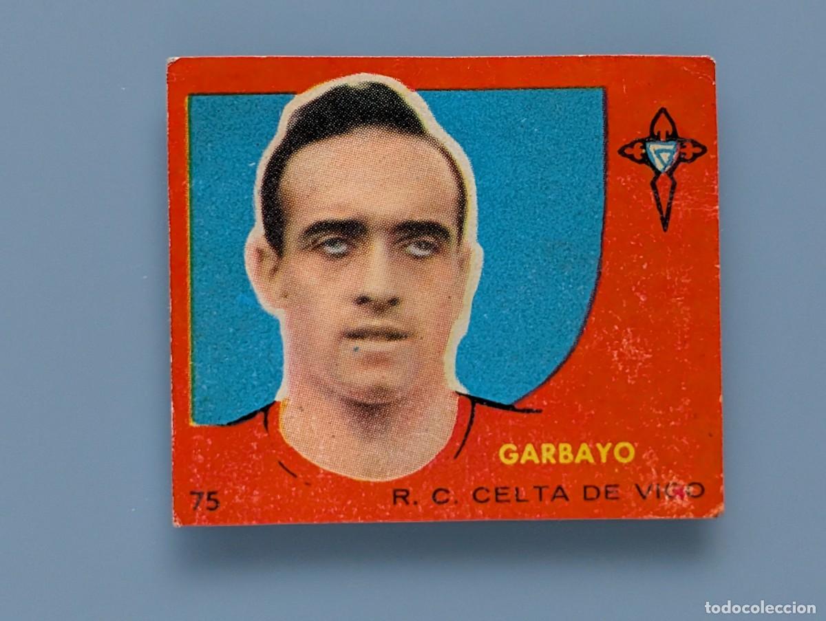 Cromos de f&uacute;tbol: CROMO FUTBOL N&ordm; 75 GARBAYO CELTA VIGO BRUGUERA CAMPEONES LIGA 1958 1959 1958-59 PONTEVEDRA GALICIA