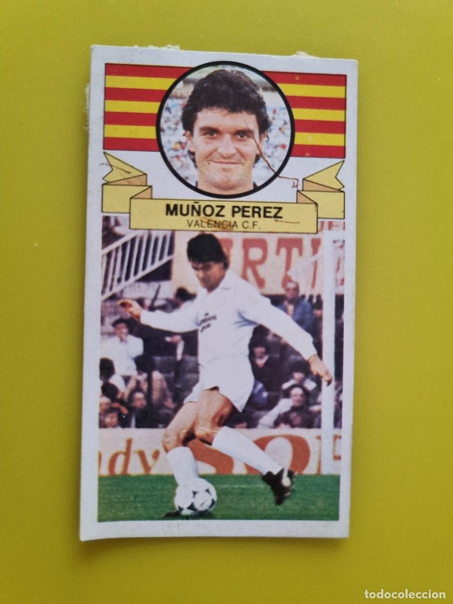 Cromos de f&uacute;tbol: CROMO DE FUTBOL LIGA ESTE 85 86 1985 1986 MU&Ntilde;OZ PEREZ DESPEGADO VALENCIA FICHAJES N&ordm;26 AR926