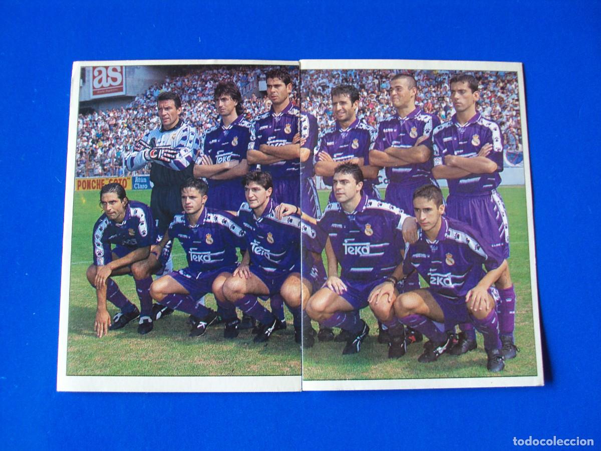 Cromos de f&uacute;tbol: CROMOS N&ordm; 168 169 EQUIPO 95-96 &Aacute;LBUM COLECCI&Oacute;N REAL MADRID 95 96 1995 1996 PANINI NUNCA PEGADO