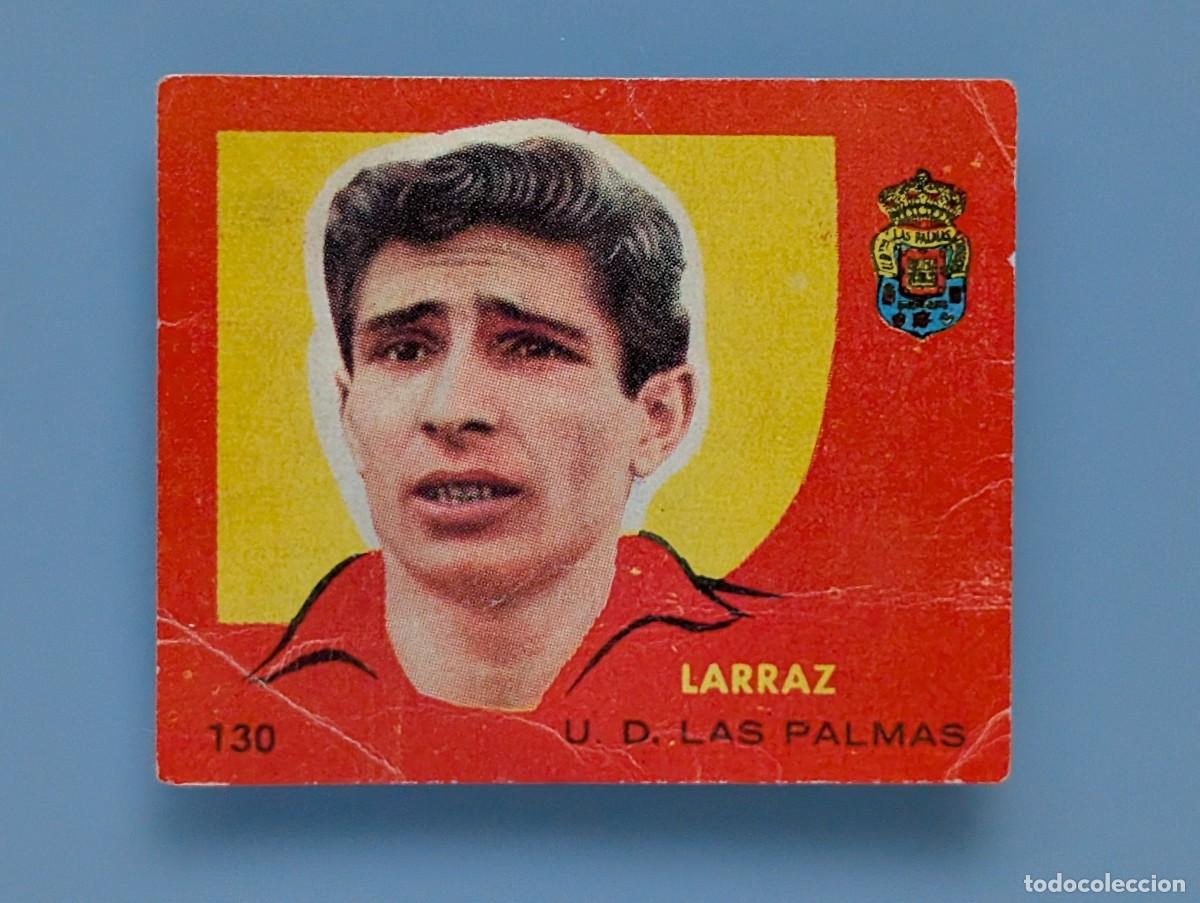 Cromos de f&uacute;tbol: CROMO FUTBOL N&ordm; 130 LARRAZ UD LAS PALMAS BRUGUERA CAMPEONES LIGA 1958 1959 1958-59 GRAN CANARIA