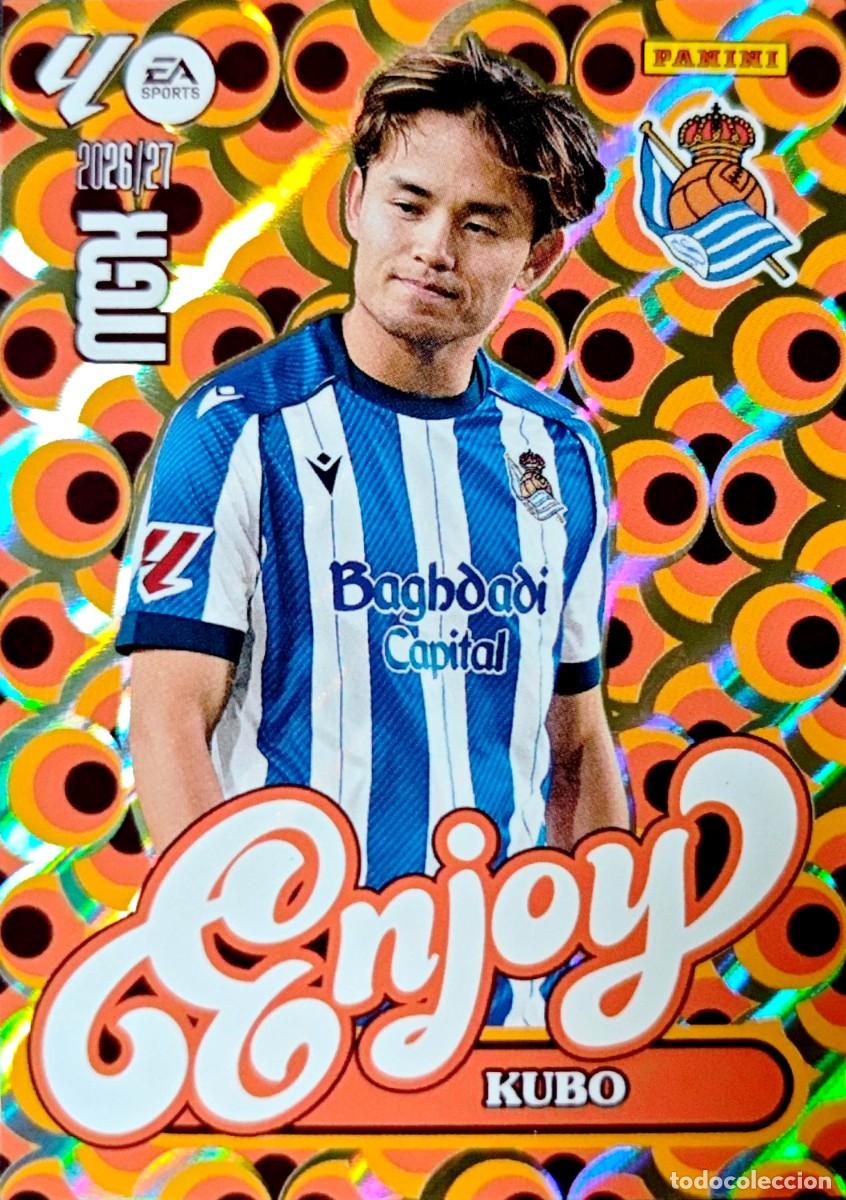 Cromos de f&uacute;tbol: 384 Kubo - Real Sociedad - ENJOY - PANINI Megacracks MGK 2026 2027 26 27
