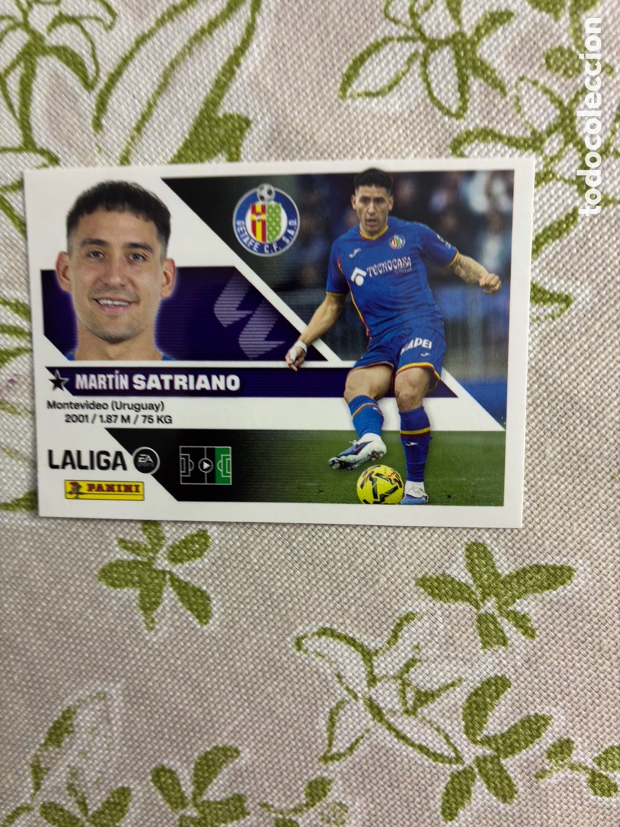 Cromos de f&uacute;tbol: cromo mart&iacute;n satriano - getafe cf - n.&ordm; 20 - este panini liga 2026-27