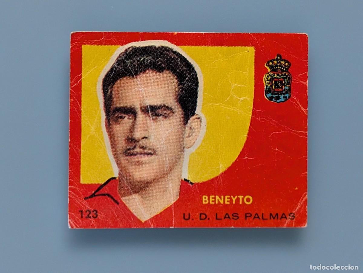Cromos de f&uacute;tbol: CROMO FUTBOL N&ordm; 123 BENEYTO UD LAS PALMAS BRUGUERA CAMPEONES LIGA 1958 1959 1958-59 GRAN CANARIA