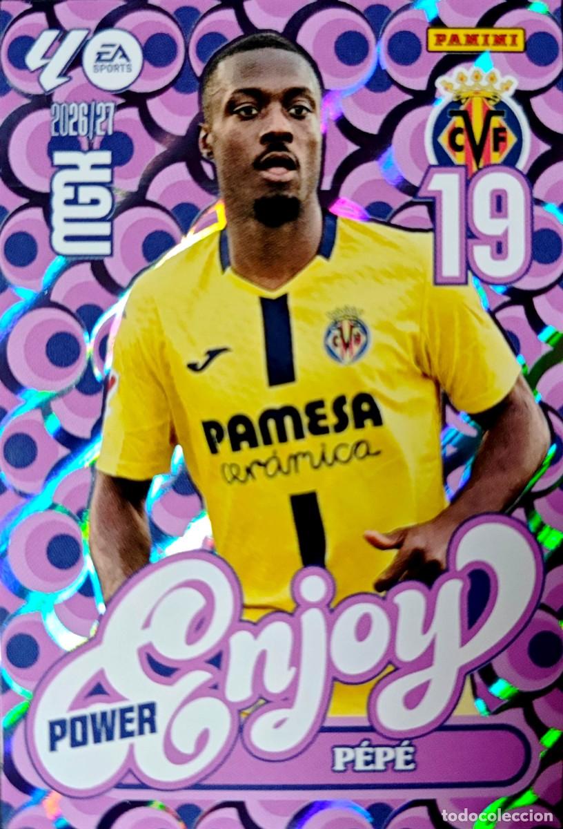 Cromos de f&uacute;tbol: 386P 386 P Pepe - Villarreal CF - ENJOY POWER - PANINI Megacracks MGK 2026 2027 26 27