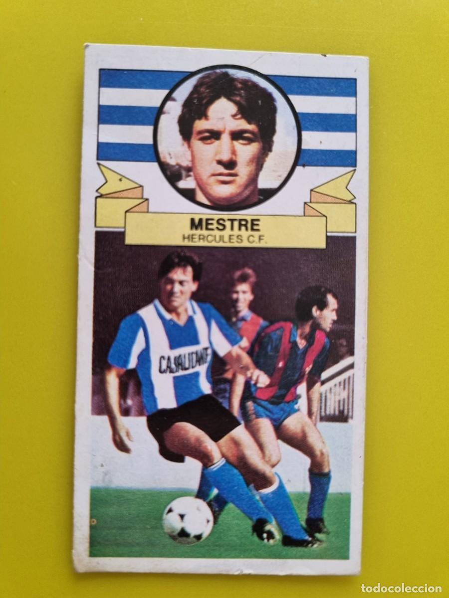 Cromos de f&uacute;tbol: CROMO LIGA ESTE 85 86 1985 1986 MESTRE DESPEGADO HERCULES CF FICHAJE N&ordm;13 AR926
