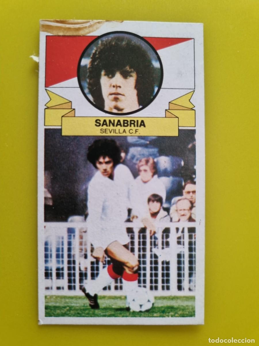Cromos de f&uacute;tbol: CROMO LIGA ESTE 85 86 1985 1986 SANABRIA DESPEGADO SEVILLA CF FICHAJES N&ordm;1O AR926