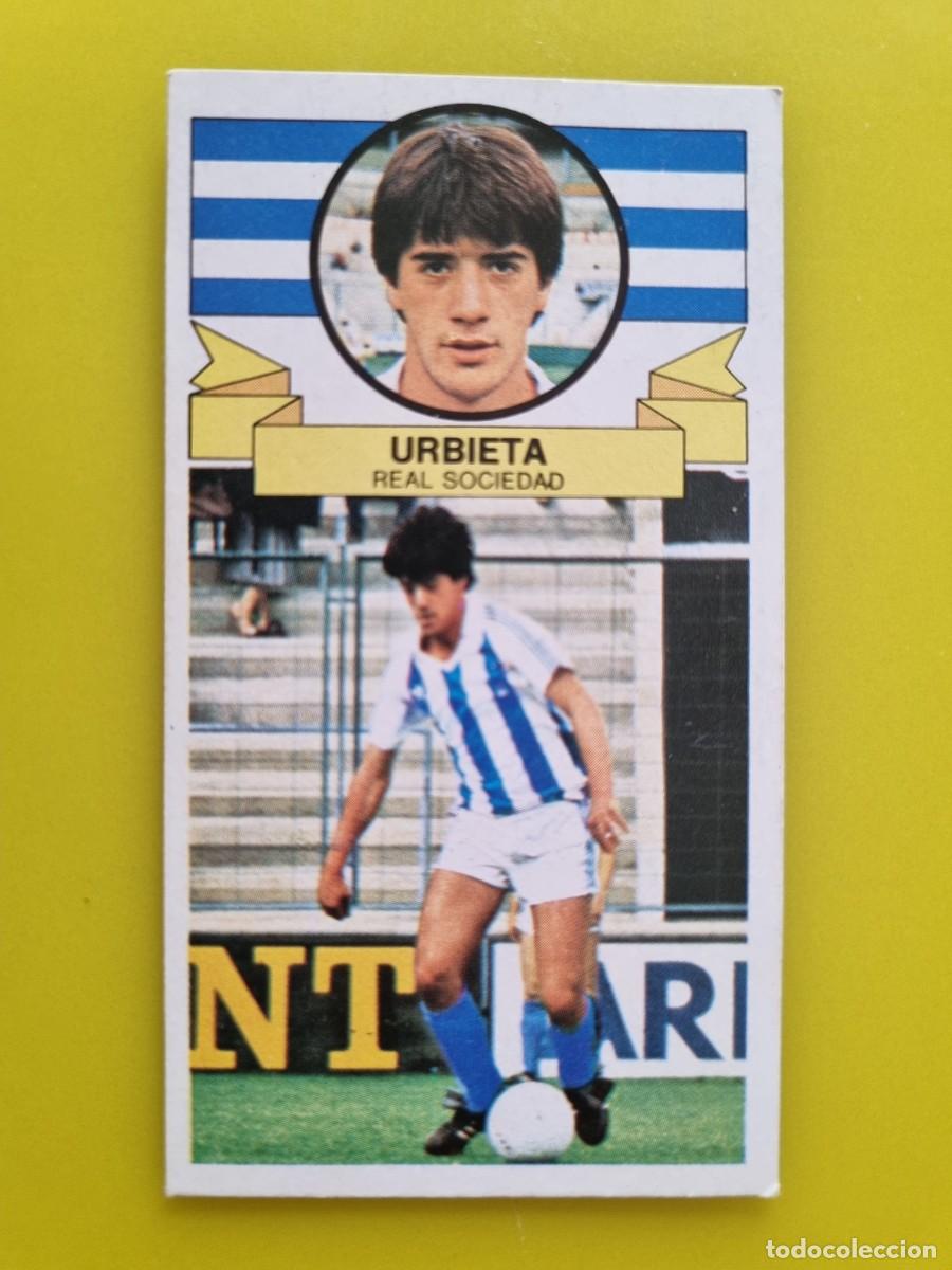 Cromos de f&uacute;tbol: CROMO LIGA ESTE 85 86 1985 1986 URBIETA DESPEGADO REAL SOCIEDAD FICHAJES N&ordm;9 AR926