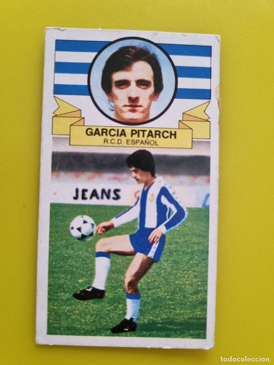 Cromos de f&uacute;tbol: CROMO LIGA ESTE 85 86 1985 1986 GARCIA PITARCH DESPEGADO RCD ESPA&Ntilde;OL FICHAJES N&ordm;8 AR926