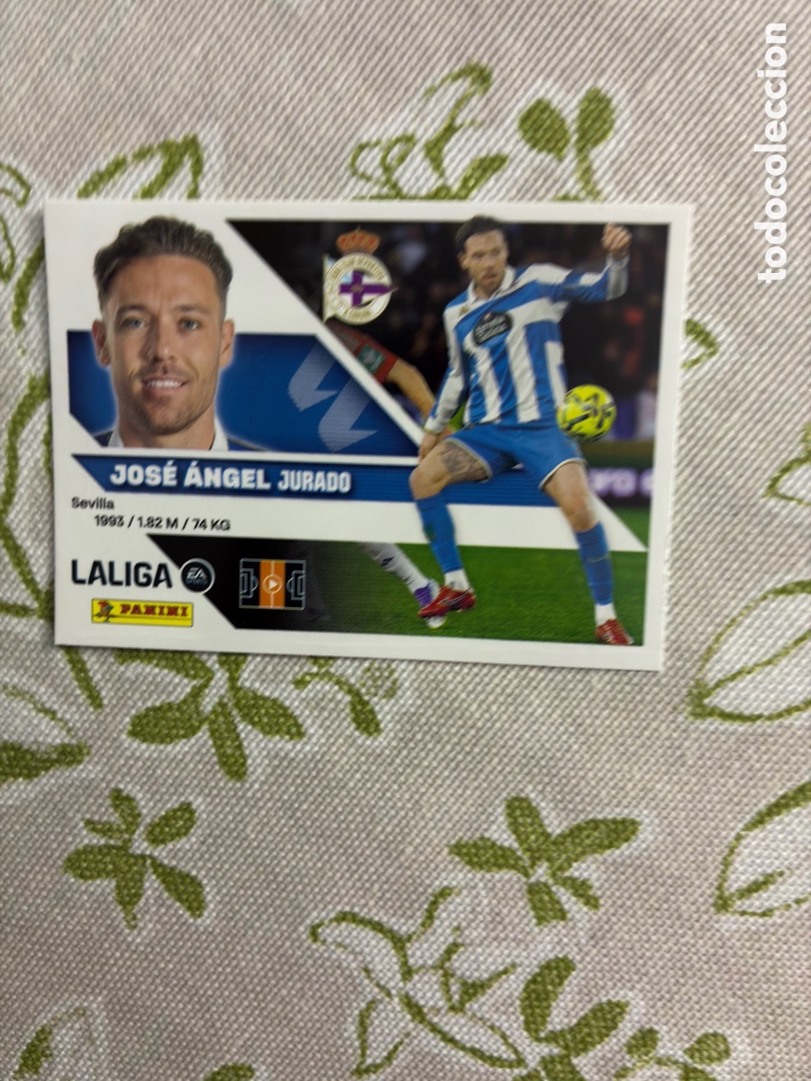 Cromos de f&uacute;tbol: cromo jos&eacute; &aacute;ngel - rc deportivo - n.&ordm; 14 - este panini liga 2026-27
