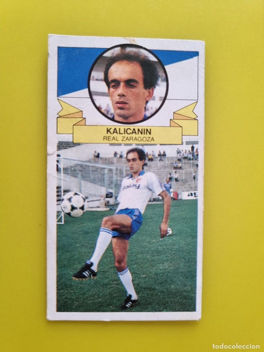 Cromos de f&uacute;tbol: CROMO LIGA ESTE 85 86 1985 1986 KALICANIN DESPEGADO ZARAGOZA FICHAJES N&ordm;7 AR926