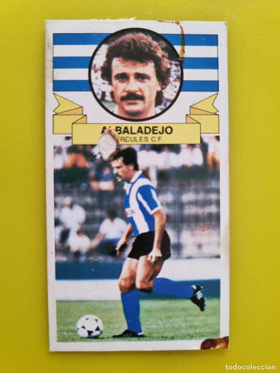 Cromos de f&uacute;tbol: CROMO LIGA ESTE 85 86 1985 1986 ALBALADEJO DESPEGADO HERCULES CF FICHAJES N&ordm;6 AR926