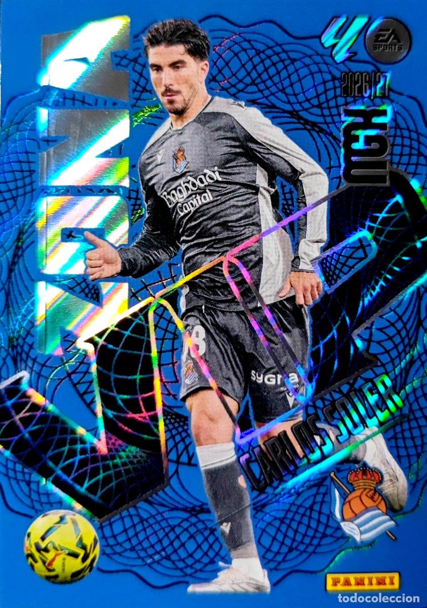 Cromos de f&uacute;tbol: 390 Carlos Soler - Real Sociedad - ZONA VIP - PANINI Megacracks MGK 2026 2027 26 27