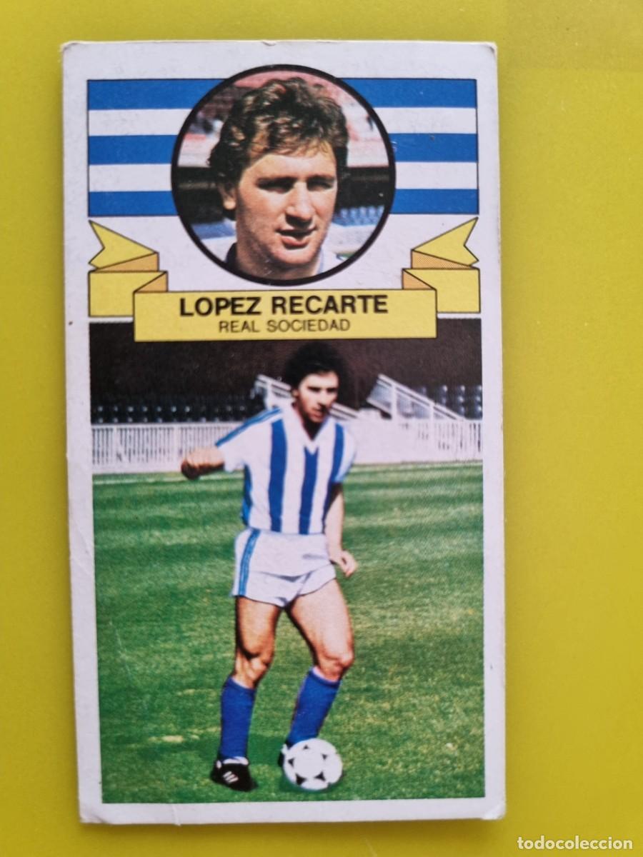 Cromos de f&uacute;tbol: CROMO LIGA ESTE 85 86 1985 1986 LOPEZ RECARTE DESPEGADO REAL SOCIEDAD FICHAJES N&ordm;2 AR926