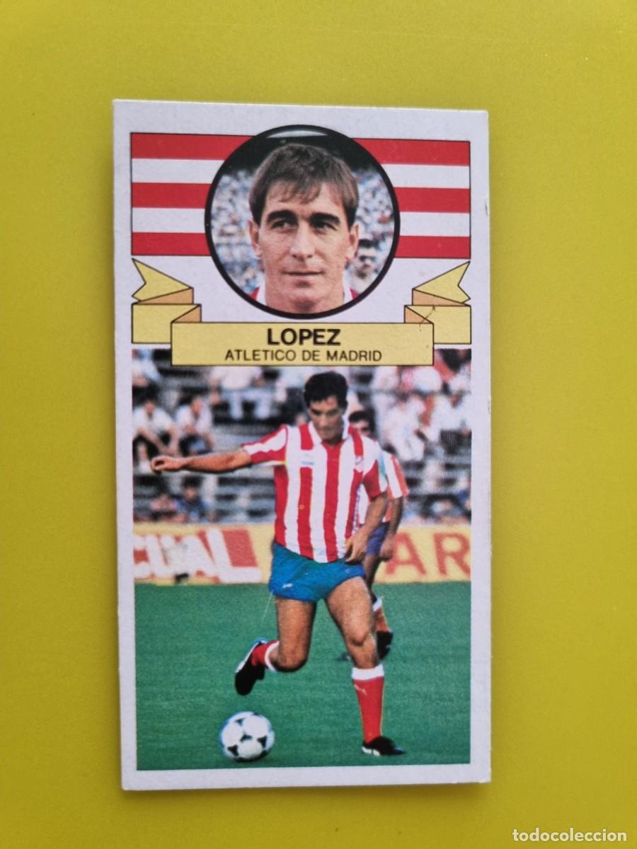 Cromos de f&uacute;tbol: CROMO LIGA ESTE 85 86 1985 1986 LOPEZ DESPEGADO ATL DE MADRID FICHAJES N&ordm;3 AR926