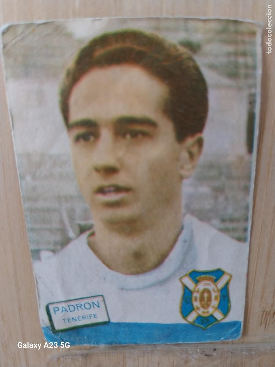 Cromos de f&uacute;tbol: PADRON TENERIFE LIGA 1961 61 62 ED FHER CROMO ORIGINAL