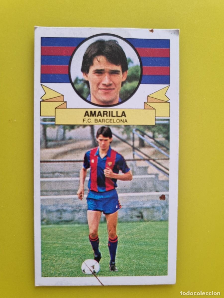 Cromos de f&uacute;tbol: CROMO LIGA ESTE 85 86 1985 1986 AMARILLA DESPEGADO FC BARCELONA FICHAJES N&ordm;1 AR926