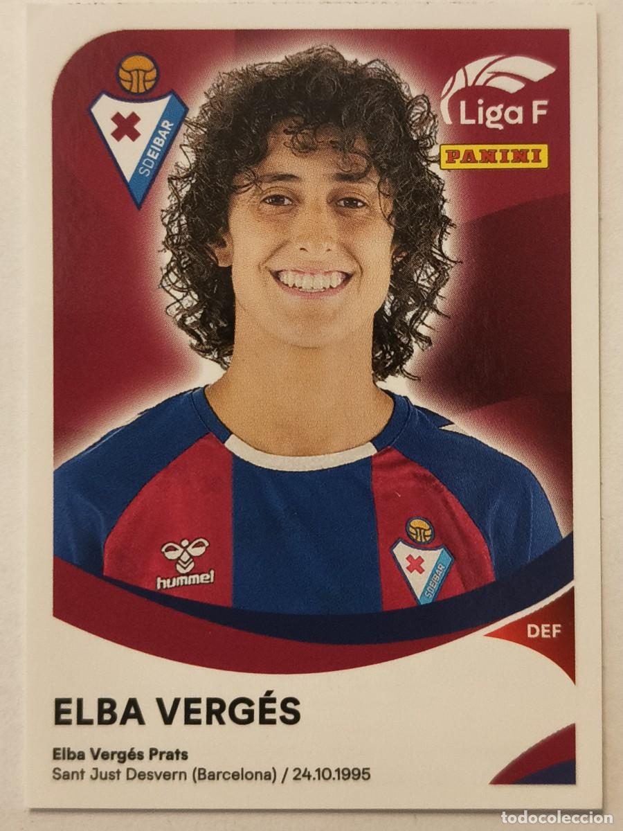 Cromos de f&uacute;tbol: #129 ELBA VERGES (S.D. EIBAR) LIGA F 2024/2025 PANINI