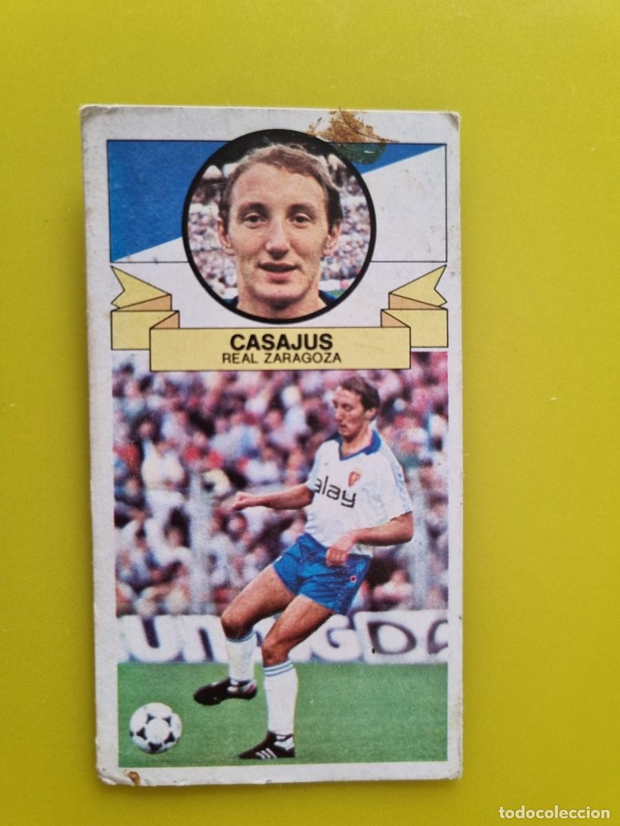 Cromos de f&uacute;tbol: CROMO LIGA ESTE 85 86 1985 1986 CASAJUS DESPEGADO REAL ZARAGOZA AR926