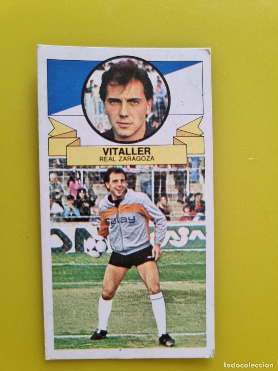 Cromos de f&uacute;tbol: CROMO LIGA ESTE 85 86 1985 1986 VITALLER DESPEGADO REAL ZARAGOZA AR926