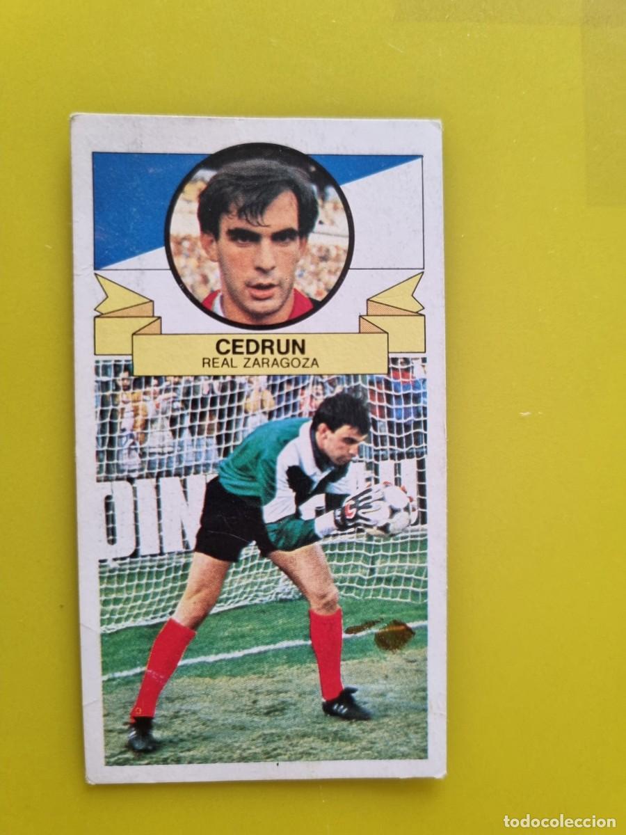 Cromos de f&uacute;tbol: CROMO LIGA ESTE 85 86 1985 1986 CEDRUN DESPEGADO REAL ZARAGOZA AR926