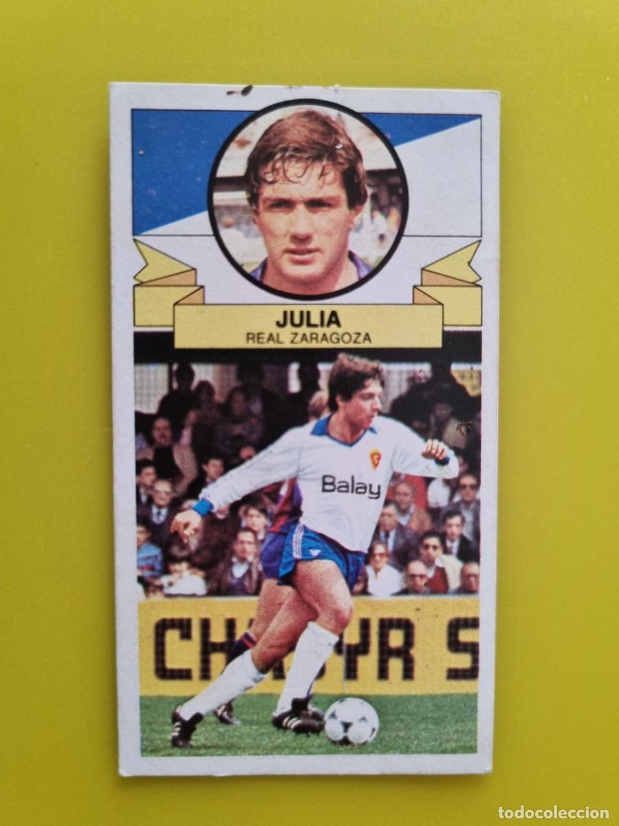 Cromos de f&uacute;tbol: CROMO LIGA ESTE 85 86 1985 1986 JULIA DESPEGADO REAL ZARAGOZA COLOCA AR926